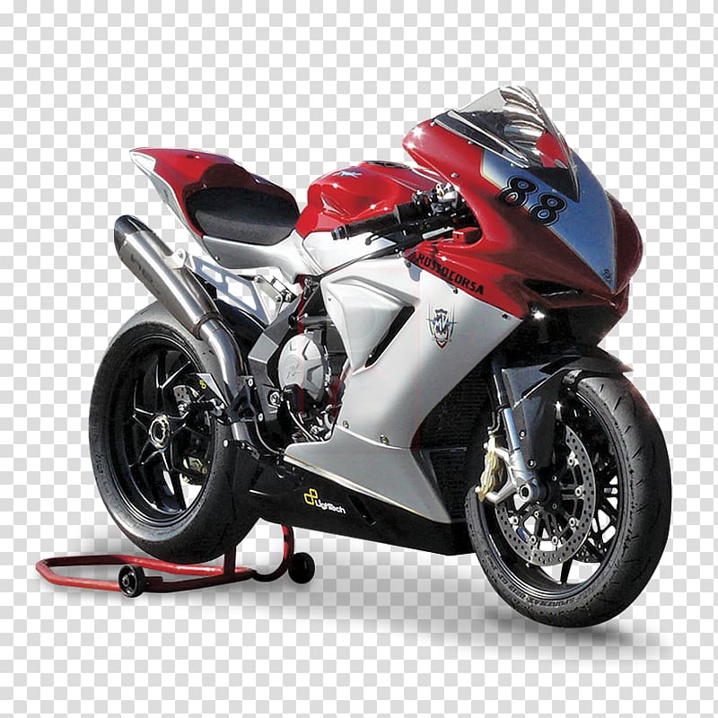 Exhaust system Car Motorcycle MV Agusta Brutale series, car transparent background PNG clipart