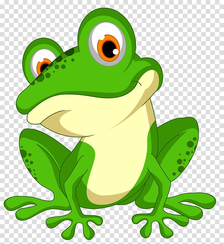 green frog illustration, Frog , Green Frog transparent background PNG clipart
