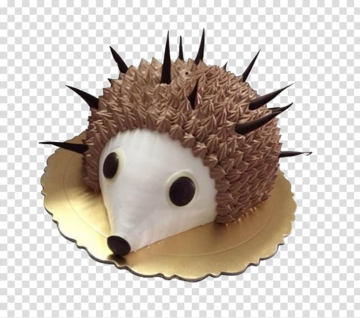 Hedgehog Birthday cake Torte Mousse Bakery, Creative cake material transparent background PNG clipart
