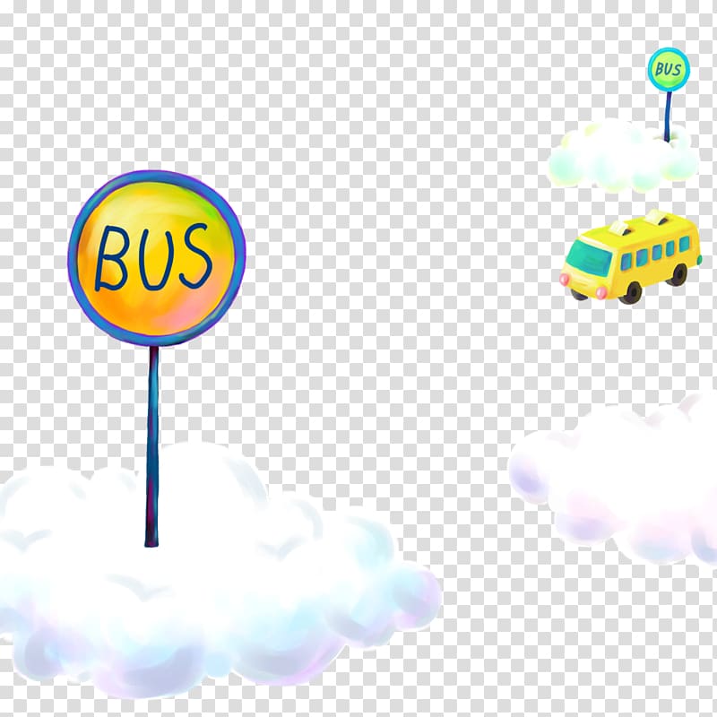 Bus Public transport , Cartoon bus signs transparent background PNG clipart