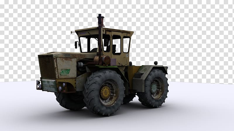 Tractor Car Motor vehicle Machine, tractor transparent background PNG clipart