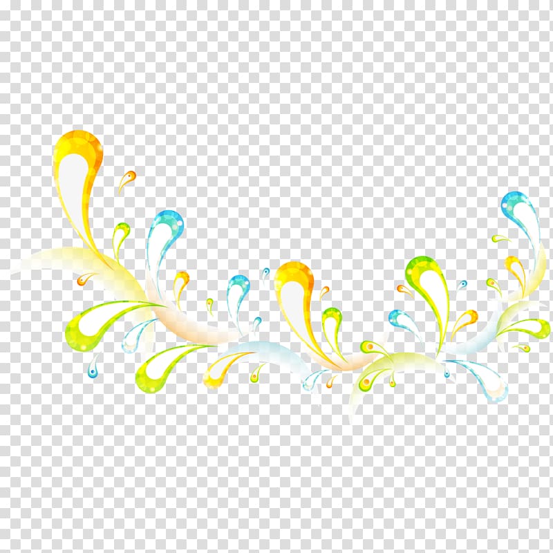 Water Qingshui District , Colored water ripples transparent background PNG clipart