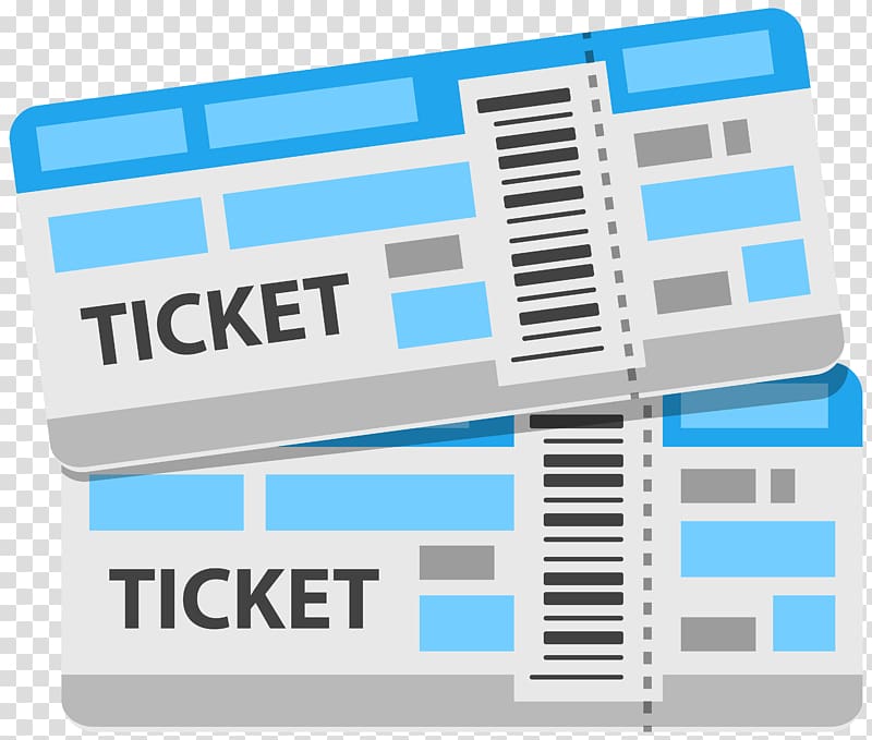 two white-and-multicolored tickets illustration, Airplane Flight Airline ticket , ticket transparent background PNG clipart