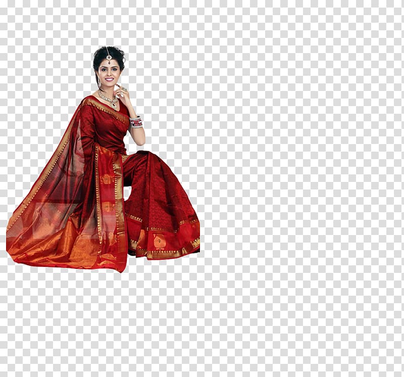 Kancheepuram Silk Dharmavaram, Anantapur Sari Dhoti, Kancheepuram Silk transparent background PNG clipart