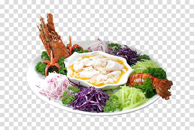 Hamburger Dim sum Lobster Seafood Chinese cuisine, Lobsters transparent background PNG clipart