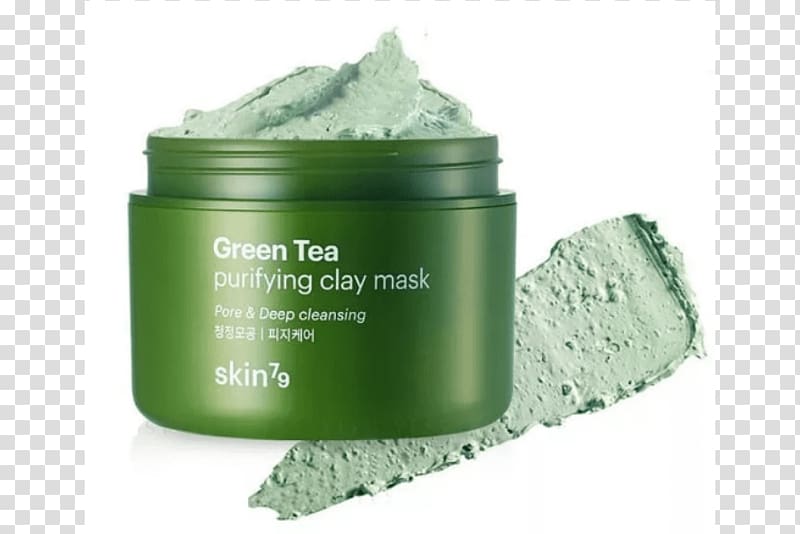 Green tea Mask Skin Clay, green tea transparent background PNG clipart