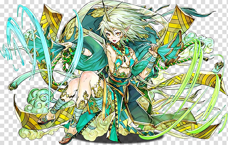 パズル＆ドラゴンズ(Puzzle & Dragons) Fūjin Raijin Deity, Cbbc transparent background PNG clipart