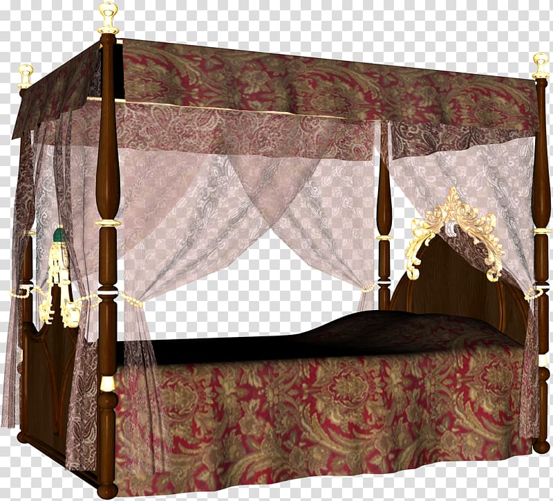 Bed frame Curtain Baldachin Portable Network Graphics, bed transparent background PNG clipart