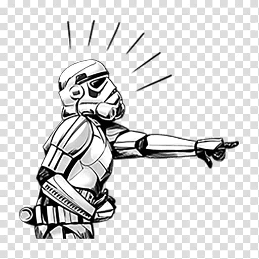 Anakin Skywalker Stormtrooper Chewbacca Star Wars, stormtrooper transparent background PNG clipart