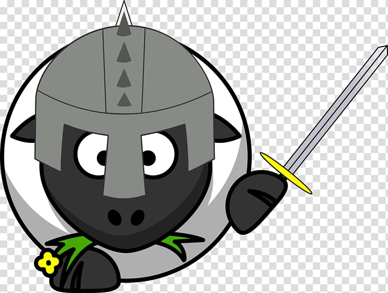 Early Middle Ages Leicester Longwool Knight, sheep transparent background PNG clipart