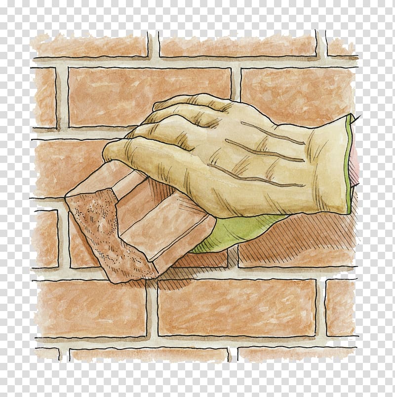 Tile Wall Brick Masonry Architectural engineering, Construction workers painted masonry brick transparent background PNG clipart