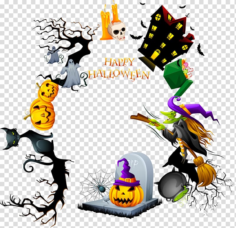 Halloween Poster , Halloween poster transparent background PNG clipart