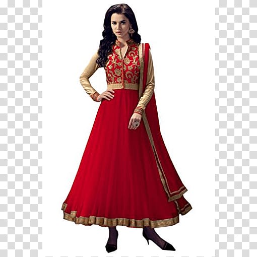 Anarkali Salwar Suit Shalwar kameez Dress Clothing, suit transparent background PNG clipart