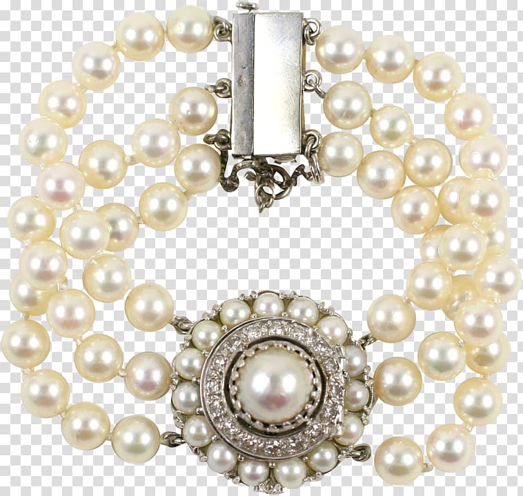 Pearl Jewellery Bracelet Watch Necklace, pearl transparent background PNG clipart
