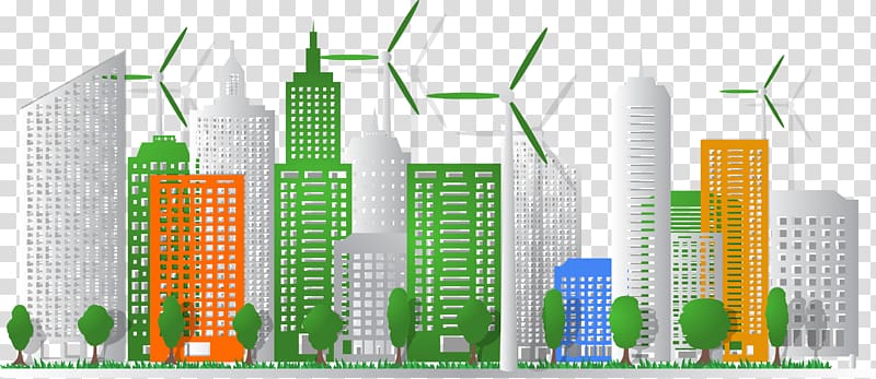 white, green, and orange high-rise buildings , Eco-cities Ecology Urban planning Sustainable city, Eco, city planning transparent background PNG clipart