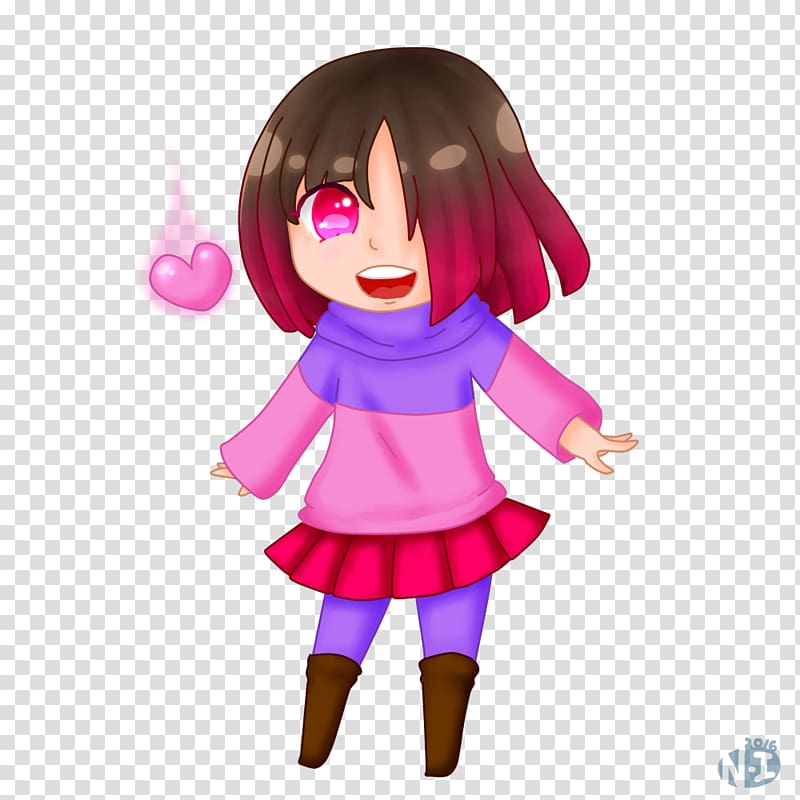 Undertale Pixel art Chibi Character, Chibi transparent background PNG clipart