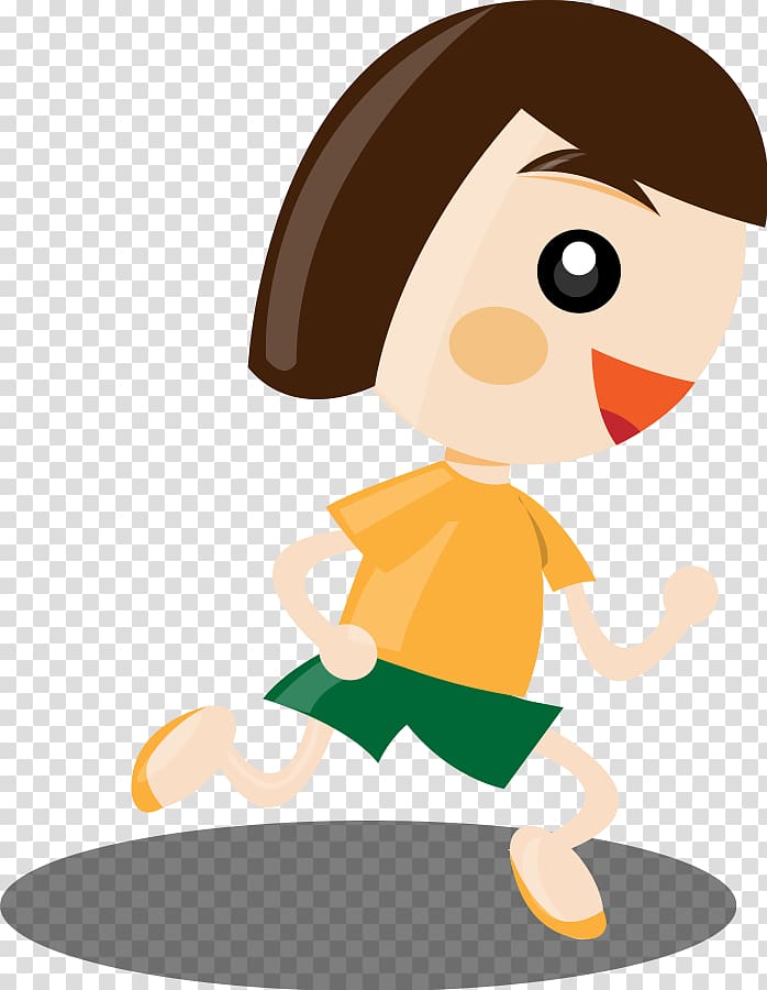 Running Girl , Frightened Girl transparent background PNG clipart