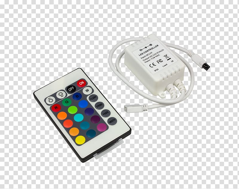 LED strip light Light-emitting diode Adapter LED lamp Solid-state lighting, 93107 transparent background PNG clipart