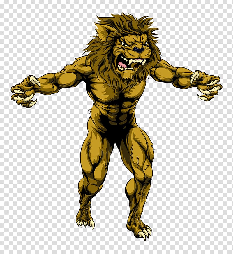 a ferocious lion transparent background PNG clipart