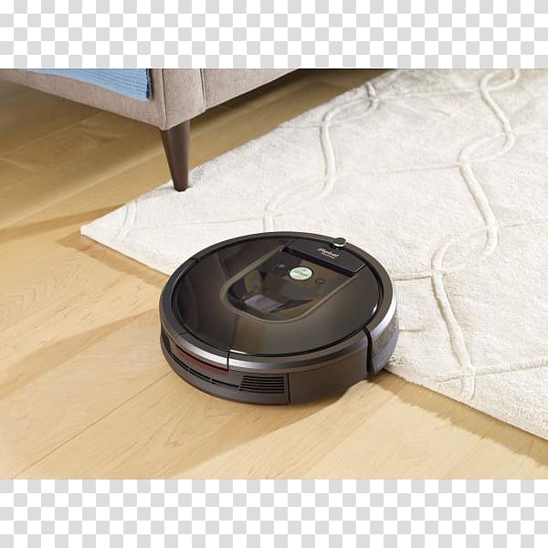 iRobot Roomba 980 Robotic vacuum cleaner, robot transparent background PNG clipart
