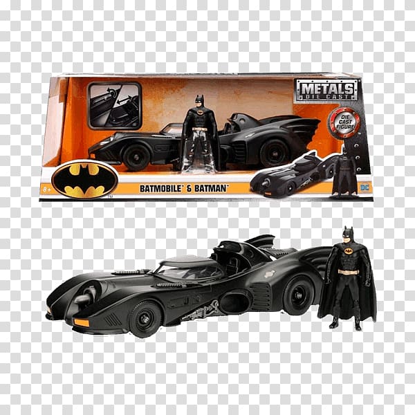 Batman Batmobile Die-cast toy Model car Jada Toys, Batmobile transparent background PNG clipart