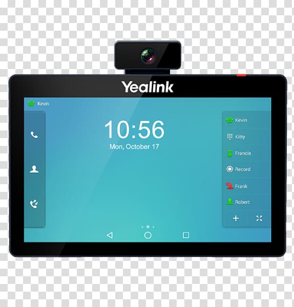 Yealink SIP-T58V Ip Phone Tablet Computers VoIP phone Telephone Session Initiation Protocol, sip transparent background PNG clipart