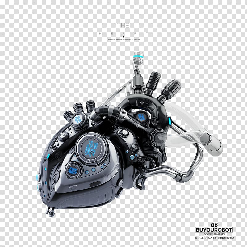 Robot TurboSquid 3D modeling 3D computer graphics Machine, heart 3d transparent background PNG clipart