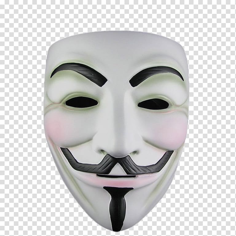 Guy Fawkes mask Anonymous, mask transparent background PNG clipart ...