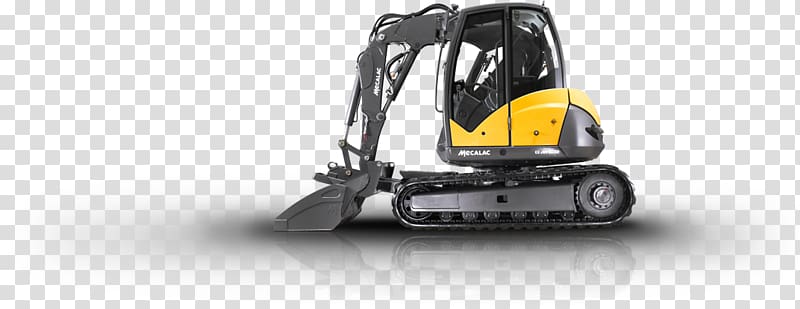 Excavator Groupe MECALAC S.A. Loader Machine Continuous track, excavator transparent background PNG clipart