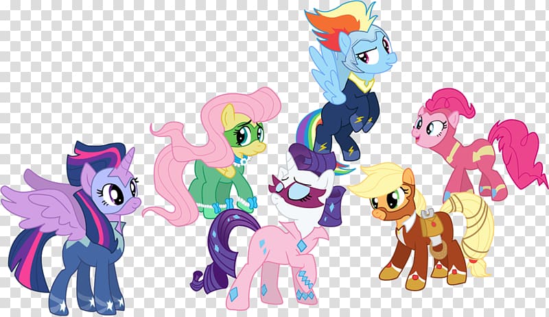 Pony Pinkie Pie Applejack Rainbow Dash Twilight Sparkle, Green Toys Inc transparent background PNG clipart