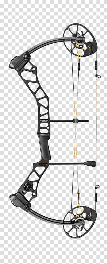 Ballistics Hunting Bow and arrow Compound Bows Archery, Archery Bow Holder transparent background PNG clipart