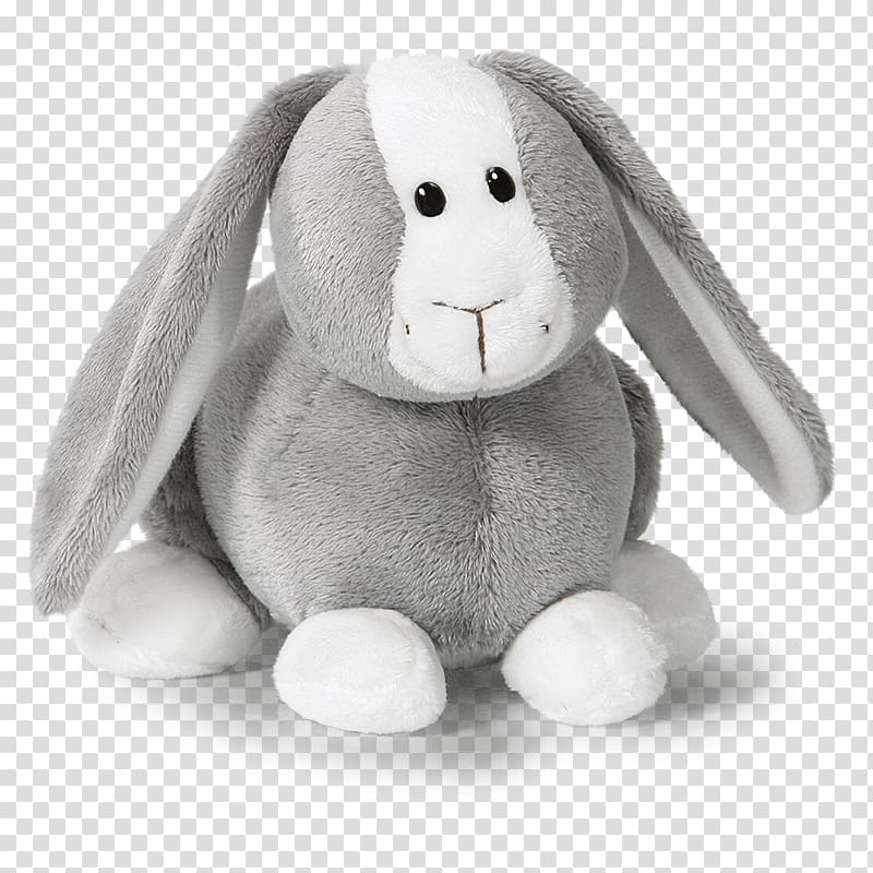 Easter Bunny European rabbit Stuffed Animals & Cuddly Toys Plush, gray rabbit transparent background PNG clipart