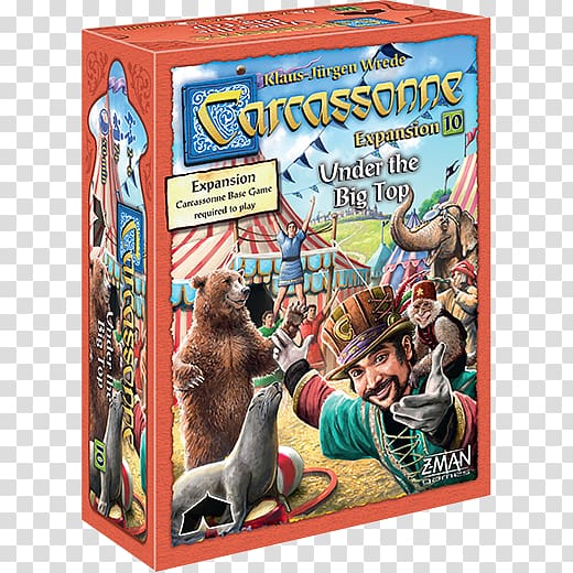 Carcassonne Board game Z-Man Games Expansion pack, Circus performer transparent background PNG clipart