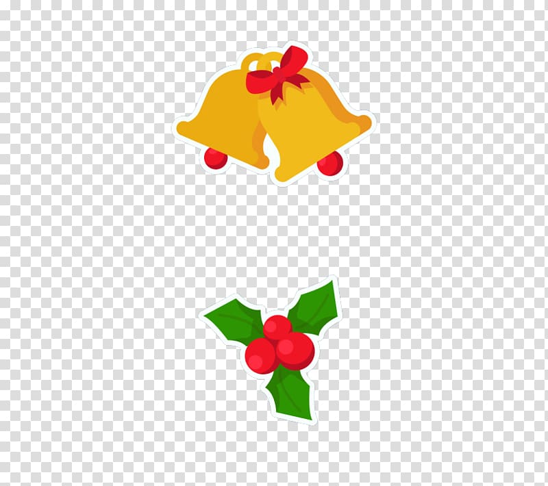 Bell Christmas, Christmas bells transparent background PNG clipart