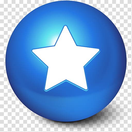 blue and white star-printed ball decor, Computer Icons Apple Icon format Skin, Blue Star Ball Favorites Icon transparent background PNG clipart