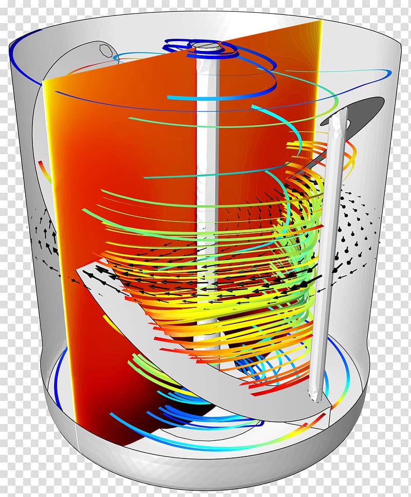 COMSOL Multiphysics Chemical reactor Simulation software, Fluid Dynamics transparent background PNG clipart