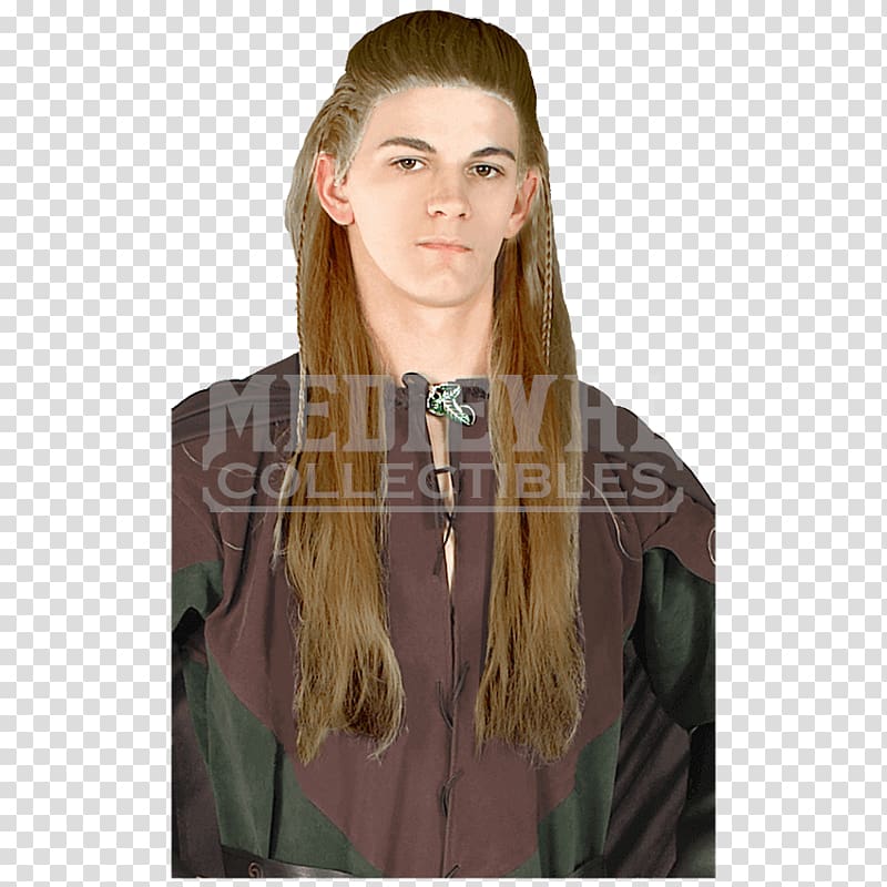 Legolas The Lord of the Rings: The Fellowship of the Ring Frodo Baggins Wig, legolas transparent background PNG clipart