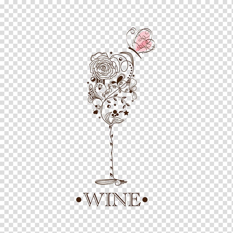 Wine glass Wine tasting Sommelier Wine list, Pattern glass transparent background PNG clipart