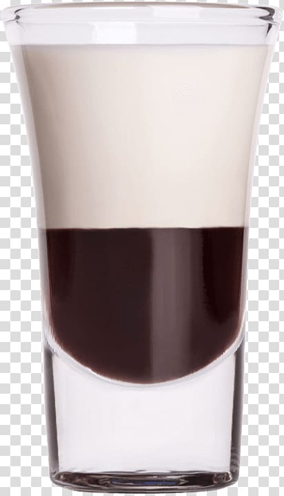 Vodka Irish cream Hanačka Liqueur Pint glass, white cocktails with vodka transparent background PNG clipart