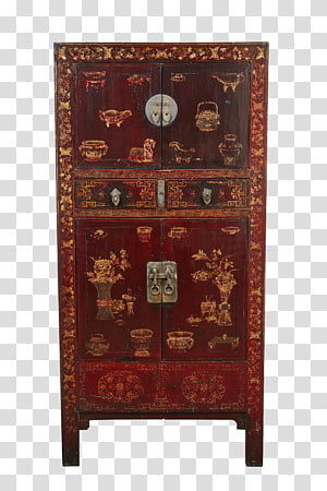 Chest of drawers Lacquer Cabinetry Hutch Chinese furniture, wood transparent background PNG clipart thumbnail