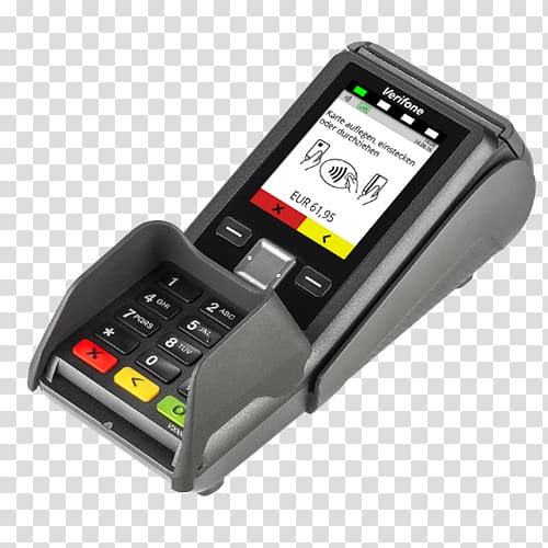 VeriFone Holdings, Inc. Mobile Phones Payment terminal Electronic Cash Terminal Computer terminal, verifone transparent background PNG clipart