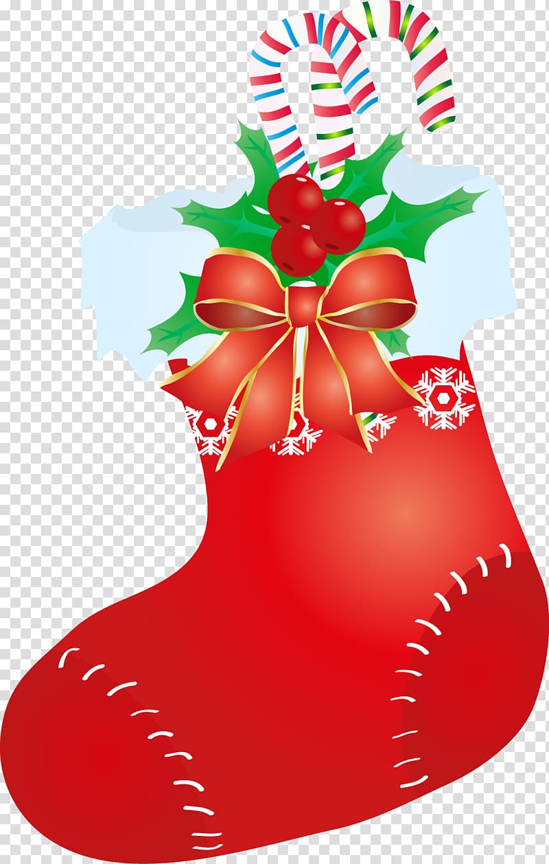 material Christmas socks transparent background PNG clipart
