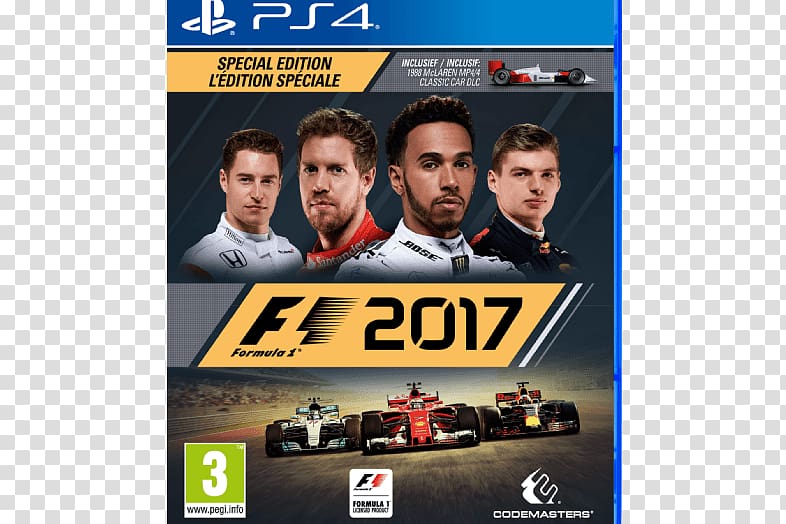 F1 2017 2017 Formula One World Championship Xbox One Rocket League PlayStation 4, formule 1 transparent background PNG clipart