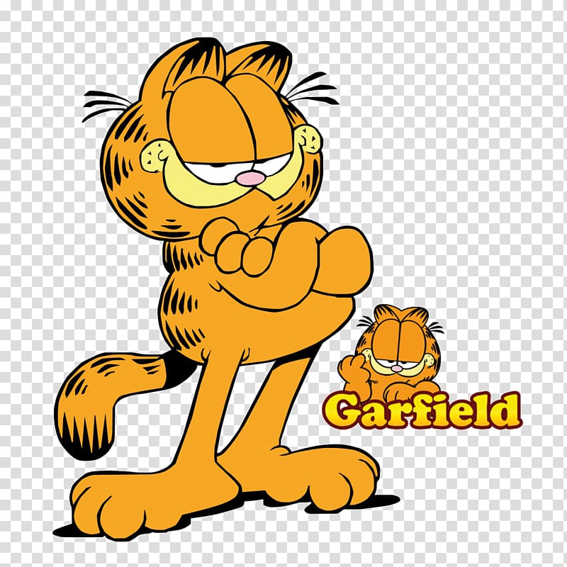 Popular cat names Odie Cartoon Garfield, Cat transparent background PNG clipart