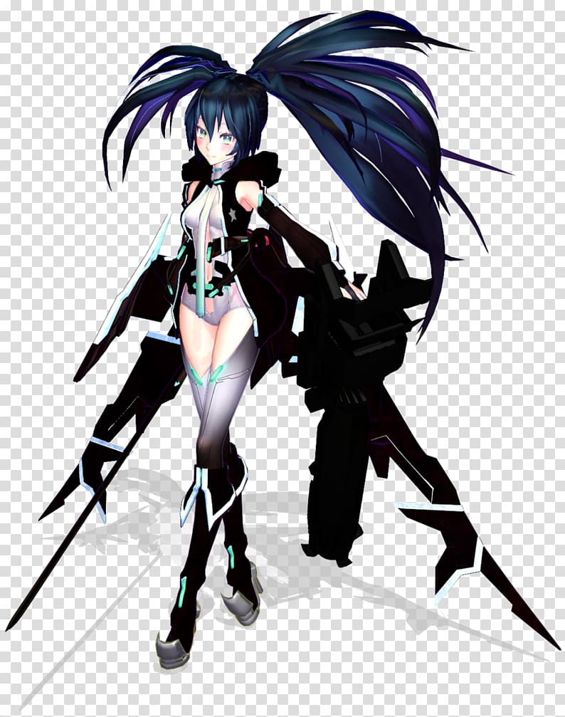 Black Rock Shooter: The Game Anime Hatsune Miku Character, rock transparent background PNG clipart