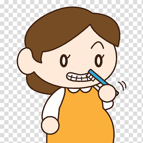 歯科 Tooth brushing Pregnancy , pregnancy transparent background PNG clipart