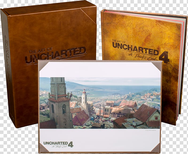 The Art of Uncharted 4: A Thief\'s End PlayStation 4 Book Hardcover, Uncharted transparent background PNG clipart