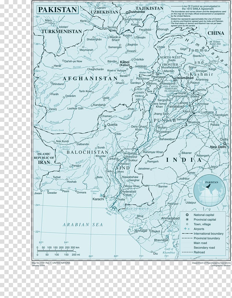 Pakistan Kashmir Country Mapa polityczna Afghanistan, Pakistan map transparent background PNG clipart