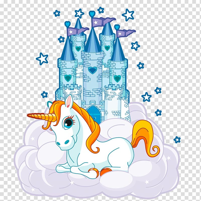 Unicorn Horse Sticker Château Drawing, unicorn transparent background PNG clipart