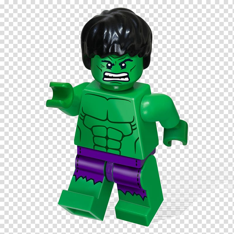 Lego Incredible Hulk toy, Lego Hulk transparent background PNG clipart